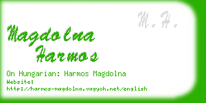 magdolna harmos business card